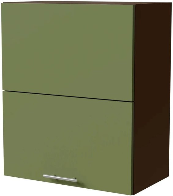 Feldmann-Wohnen Klapphängeschrank Brerra Lava Farngrün Matt B: 60 cm, T: 32,5 cm, H: 72 cm - Bild 1