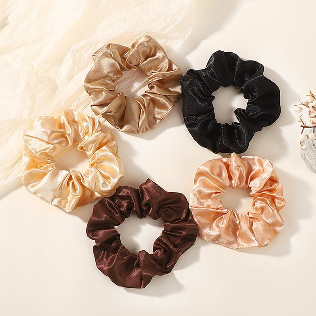 Baby Bows Haarschleifen, elastische Seiden-Scrunchies, mehrfarbig, Damen - Bild 1
