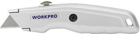 WorkPro WP213006 Cuttermesser in Grau mit einziehbarer Klinge - Bild 1