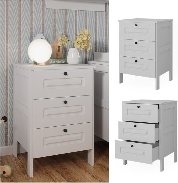 Vitalispa Kommode Ajaton Weiß Breite: 60 cm, Höhe: 88,4 cm - Bild 1