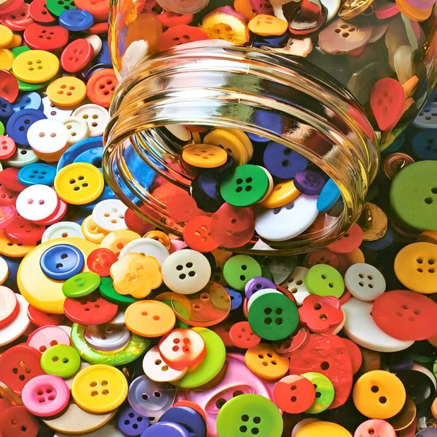 80 Stück Harzknöpfe in Multicolor von YMY für Bastelprojekte, Scrapbooking und Nähen - Bild 5