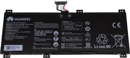 HUAWEI Notebook-Akku HB6081V1ECW-22A in Schwarz mit 7330 mAh und 7.64V - Bild 1