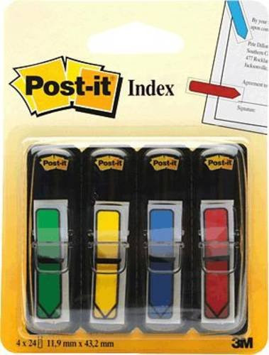 Post-it Haftstreifen Index Pfeile Multicolor 4er Pack - Bild 1