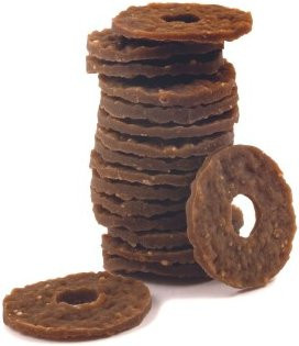 PetSafe Snackring-Spielzeuge Kauringe aus Rohhaut, braun, 16-teiliges Set - Bild 1