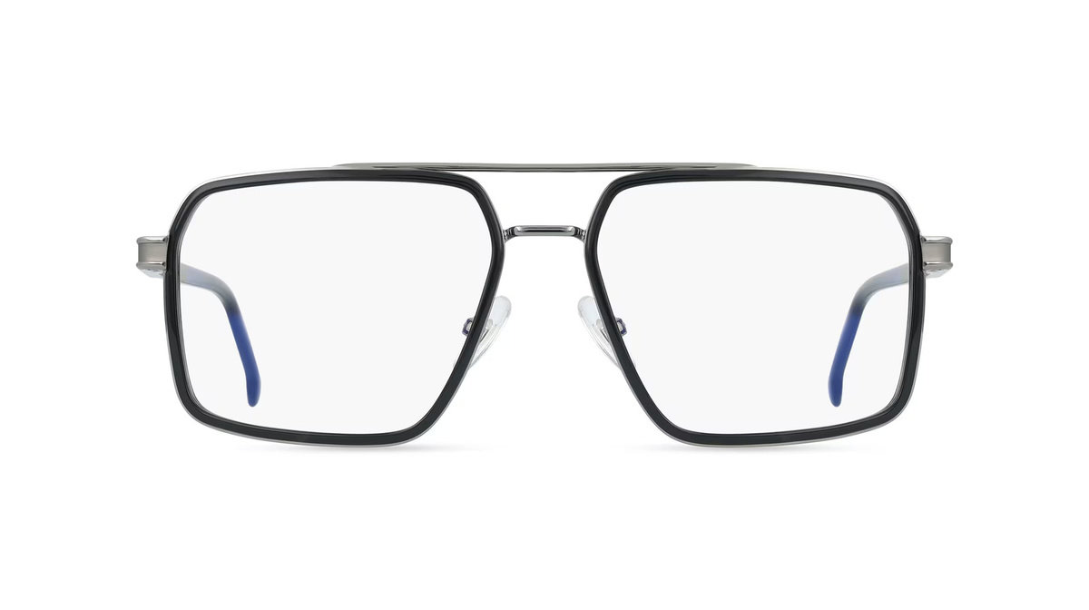 Carrera 1146 Korrektionsbrille Pilot, Vollrand, Edelstahl, Herren, schwarz - Bild 1