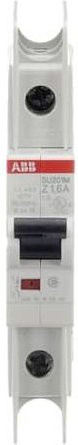 ABB SU201M-Z1.6 Leitungsschutzschalter 1.6A 277V in Weiß - Bild 1