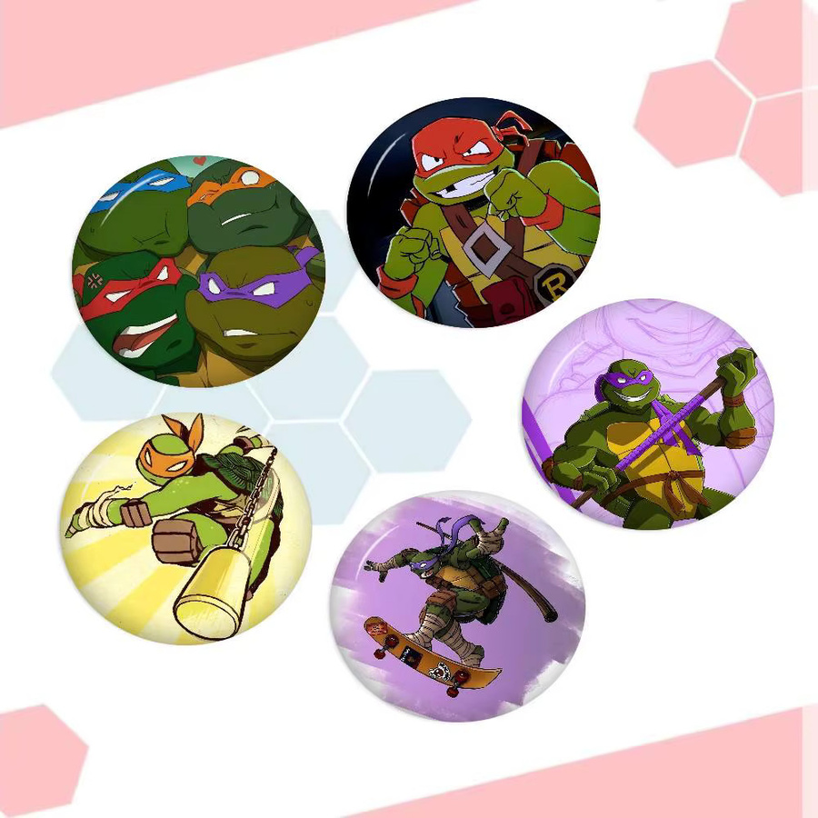 Brosche Anime N-Ninja Turtles, Bunt, Unisex - Bild 2