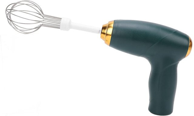 KaiSai Kabelloser Handmixer USB Wiederaufladbar Elektrischer Schneebesen in Grün - Bild 1