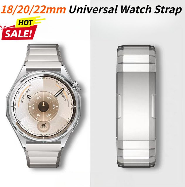 FancyWrist Uhrenarmband Edelstahl, Silber, Unisex - Bild 1