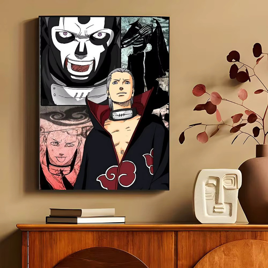 Vintage Naruto Hidan Manga Poster HD-Druck als Wandkunst für dein Zuhause, B: 15,0 cm, H: 10,0 cm - Bild 5