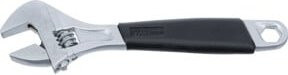 BGS Rollgabelschlüssel mit Kunststoff-Softgriff in Silber, Schlüsselweite max. 25 mm - Bild 1