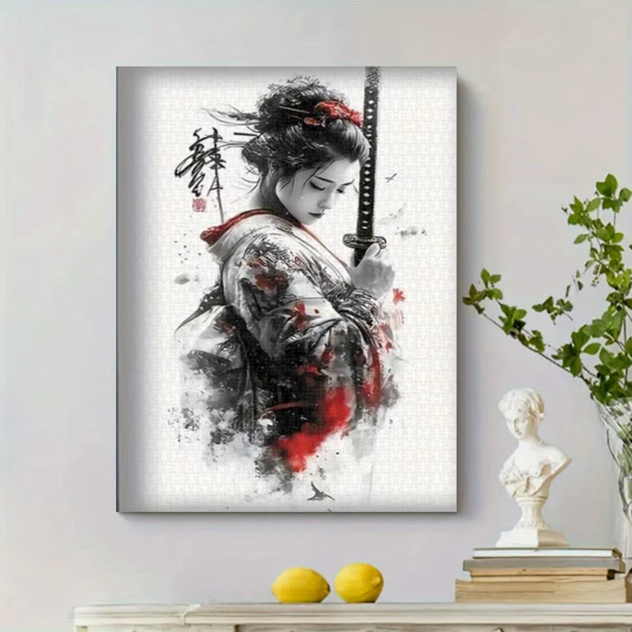 AZNM Geisha-Puzzle, 1000 Teile, Holz, Bunt / Mehrfarbig - Bild 4