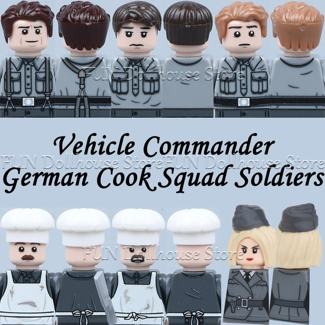 BRICKPANDA MOC Militär Armee Deutscher Kochtrupp, Bausteine, Zubehör - Bild 1