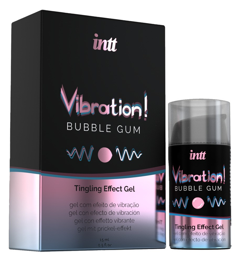 intt Stimulationsgel Vibration! Bubble Gum, Unisex - Bild 2
