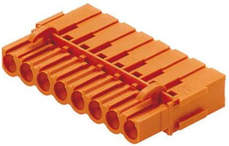 Weidmüller Buchsengehäuse-Kabel BL/SL 5.08 in Orange, 50 Stück, Rastermaß: 5.08 mm - Bild 1