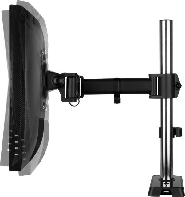 ARCTIC Z1 Gen 3 Tischhalterung für LCD-Displays mit verstellbarem Arm, Mattschwarz, für Monitore bis 49 Zoll (124,5 cm) mit VESA 100x100 mm und USB-A sowie USB-C Anschlüssen - Bild 1