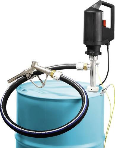 Grün Pumpen ES1 IBC Fasspumpe für Profis mit 110 l/min Förderleistung und 10m Förderhöhe - Bild 1