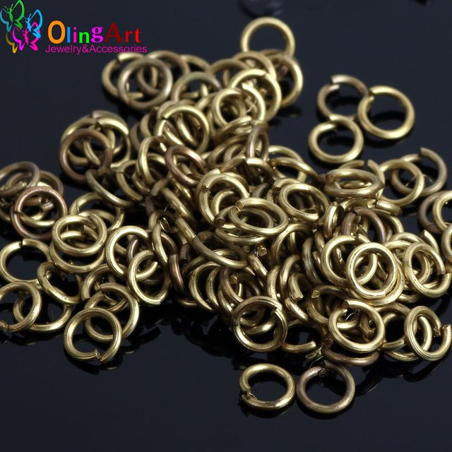 OlingArt Verbindungsringe Bronze, Unisex - Bild 1
