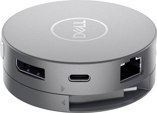 Dell Mobile Adapter DA310 USB-C Dockingstation in Silber/Grau mit HDMI, DisplayPort, USB-C und Ethernet/LAN für Dell Latitude, Precision, XPS und Chromebook - Bild 1