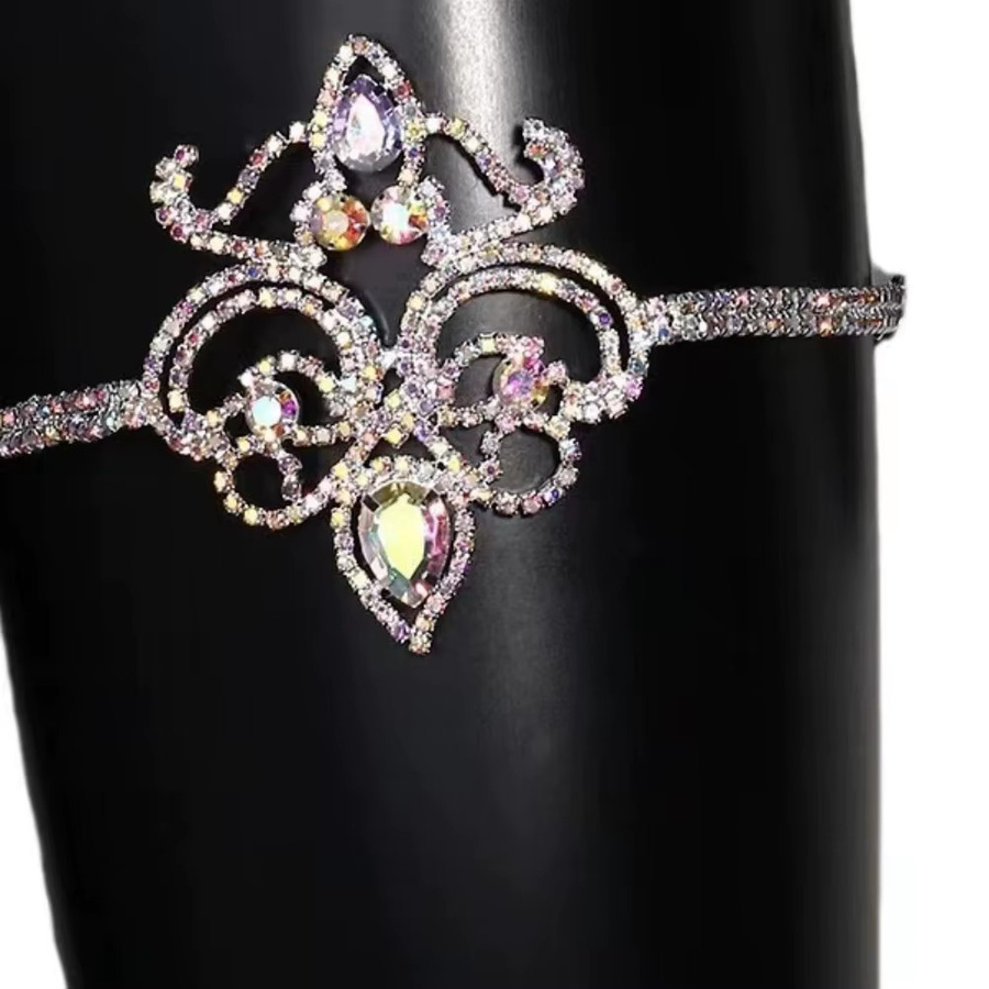 LuxstyWear Beinkette, Kristall, Bunt, Damen - Bild 3