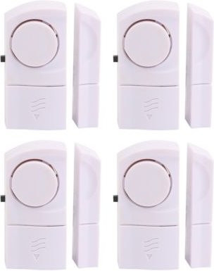 Olympia TF 400 Tür- und Fensterkontakt Set, 4er-Pack, Weiß - Bild 1