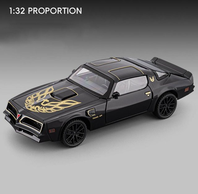 Linyi toy car Firebird Sportwagen Modell, 1:32, Metall, mit Ton und Licht, ab 14 Jahren - Bild 1