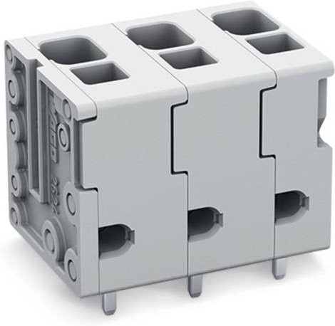 WAGO 2624-3306 Leiterplattenklemme Grau 40 Stück - Bild 1