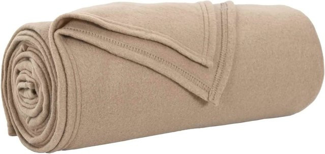 vidaXL Wohndecken 24er Set aus Fleece in Kamel, B/B: 200 x 150 cm - Bild 1