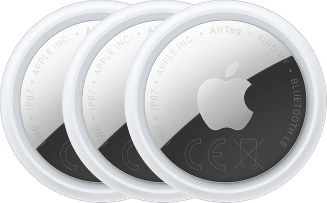 Apple AirTag 2 3er-Pack Bluetooth Tracker für iOS in Weiß - Bild 1
