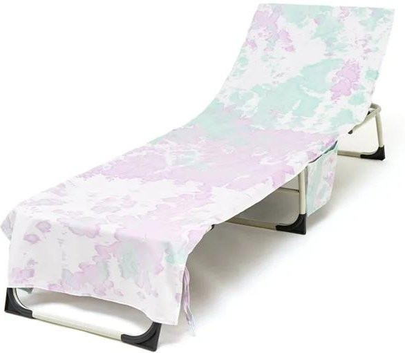 JMG Household Supplies Strandstuhlbezug im Batik-Stil, wasserabsorbierend und schnelltrocknend, Mehrfarbig, B/H: 75 x 215 cm - Bild 1