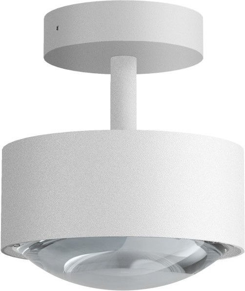 Top Light Puk Maxx Turn Outdoor LED-Außenleuchte in Weiß Matt mit Up- und Downlight sowie klarer Glaslinse und warmweißem Licht (2700K) - Bild 1