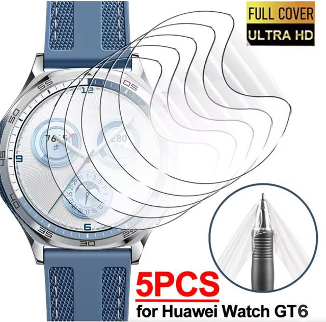 FancyWrist Hydrogel Film für Huawei Uhr GT 6Pro 46mm, 41mm, transparent - Bild 1