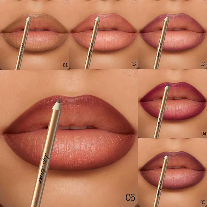 YOUNG VISION Lipliner-Set, 6 Farben, Nude, Matt, Creme, Unisex - Bild 2