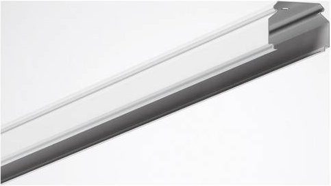 Trilux Tragprofil L225 U E 01 in Weiß aus Metall für LED-Schienensysteme - Bild 1