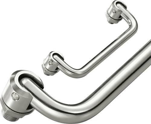 Rohde Klappgriff EK-10.100.31 aus Edelstahl in Silber, poliert, Länge: 10,9 cm, Breite: 1,0 cm, Höhe: 4,4 cm - Bild 1