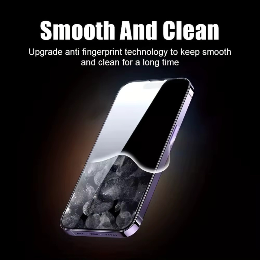 2er-Set Anti Spy Displayschutzfolie aus gehärtetem Glas für Apple iPhone 11 bis 16 Pro Max, transparent - Bild 2