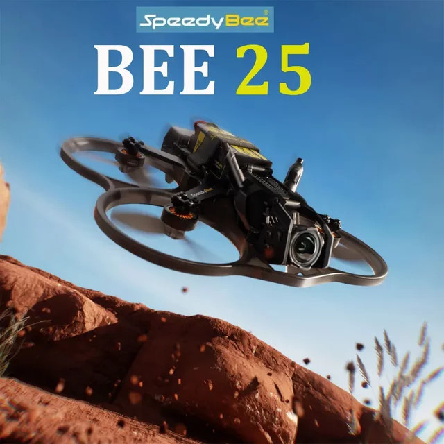 SpeedyBee Bee25 2,5 Zoll HD FPV Cinewhoop Drone ELRS 2,4G TBS Version in Schwarz - Bild 1