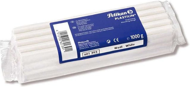 Pelikan Plastilin Knetmasse Weiß - Bild 1