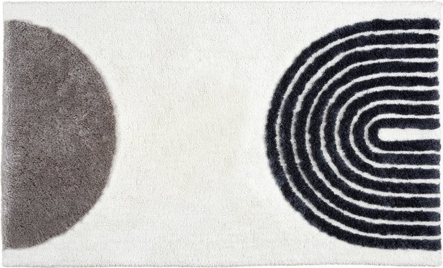 Schöner Wohnen Badteppich Barbados Semi-Circle Linien B: 90 cm, T: 60 cm - Bild 1