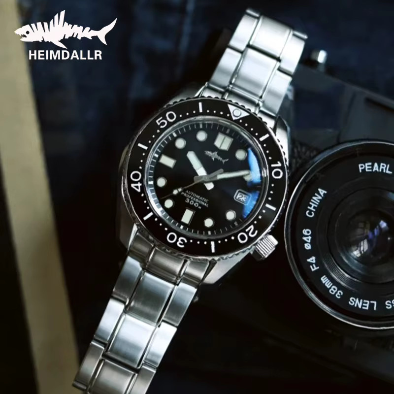 HEIMDALLR Armbanduhr, Automatik, Edelstahl, Saphirglas, Schwarz, Herren - Bild 2