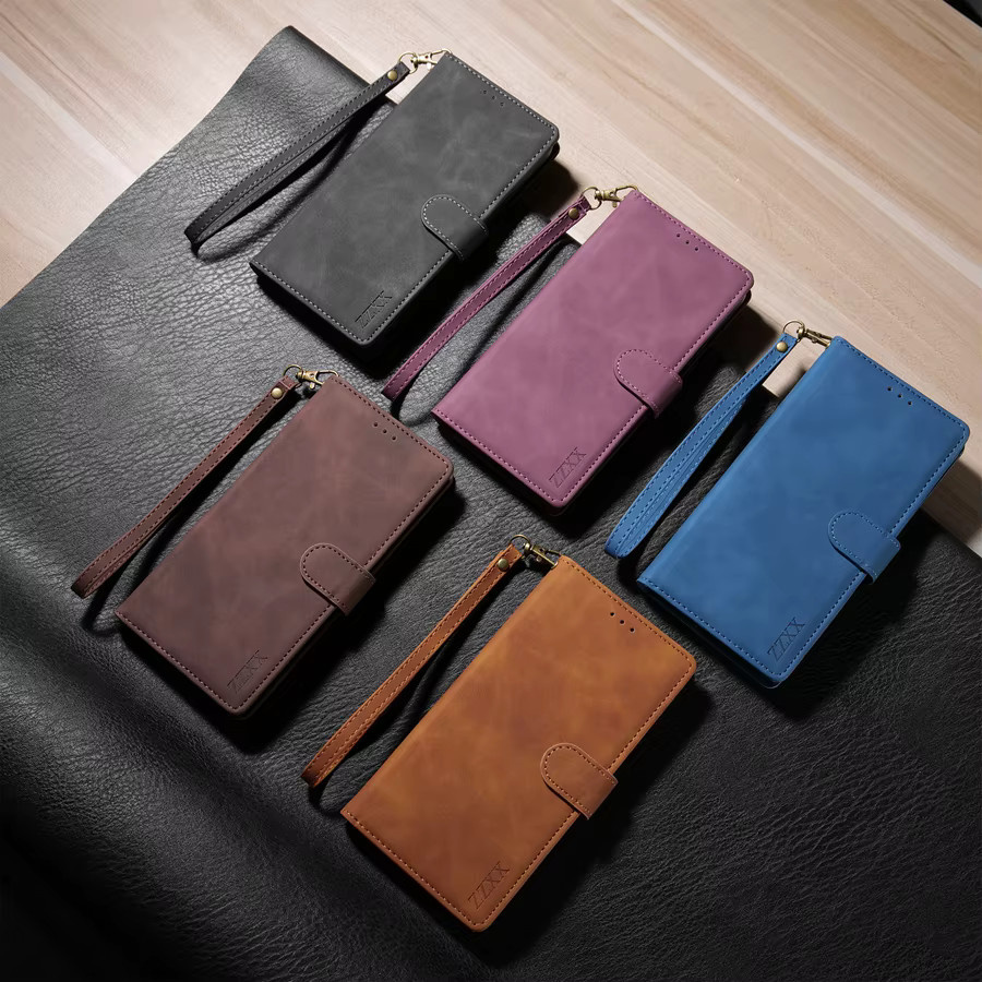 Leder-Brieftaschenhülle für Google Pixel 10a 10 Pro XL 9 Pro 8a 8 7 7a 6 6a mit Kartenfach, Fotorahmen und magnetischem Klappverschluss in Rot - Bild 6