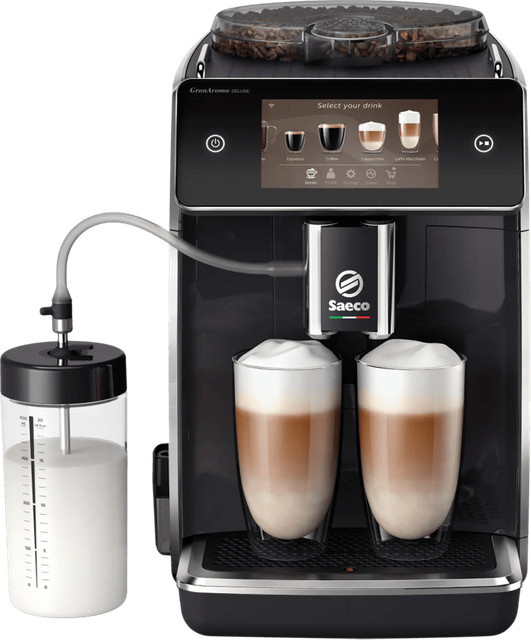 Saeco GranAroma Deluxe SM6680/00 Vollautomat in Schwarz mit Touch-Display und programmierbaren Portionen - Bild 1