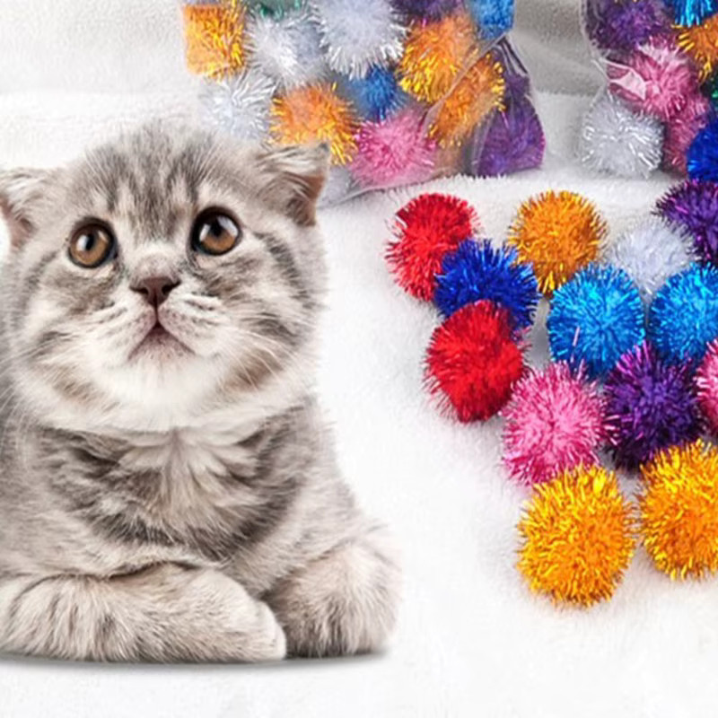 Interaktiver Katzenball, weich, mit hoher Elastizität - Bild 2
