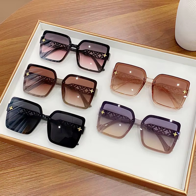 Samjune Sonnenbrille, Damen, Vollrand, quadratisch, Kunststoff - Bild 1