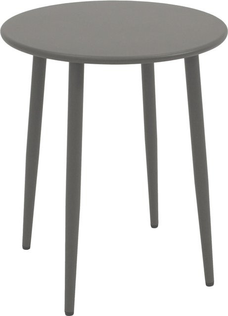 DEGAMO Bistrotisch DENVER rund aus Metall in Grau - Bild 1