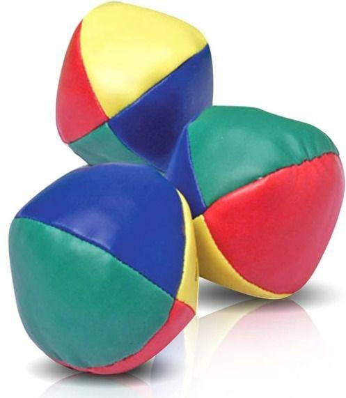 AUCUNEARY Jonglierbälle, 3er-Set, Mehrfarbig, Weich - Bild 1