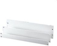 Schroff 19-Blindblende 2 HE Aluminium eloxiert in Silber und Weiß - Bild 1