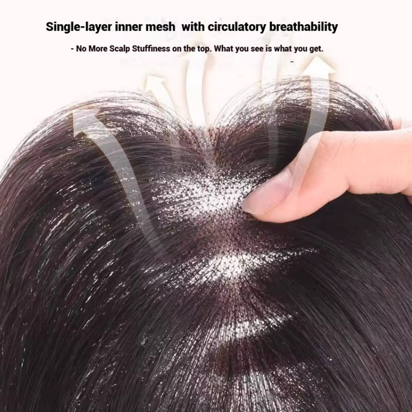 Anemone Haartopper aus Echthaar mit Clip-Verschluss, Damen - Bild 3