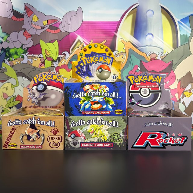 Bandai Pokémon PTCG Classic Team Rocet Fossil Jungle Base Set Booster Box, Set / Bundle - Bild 1