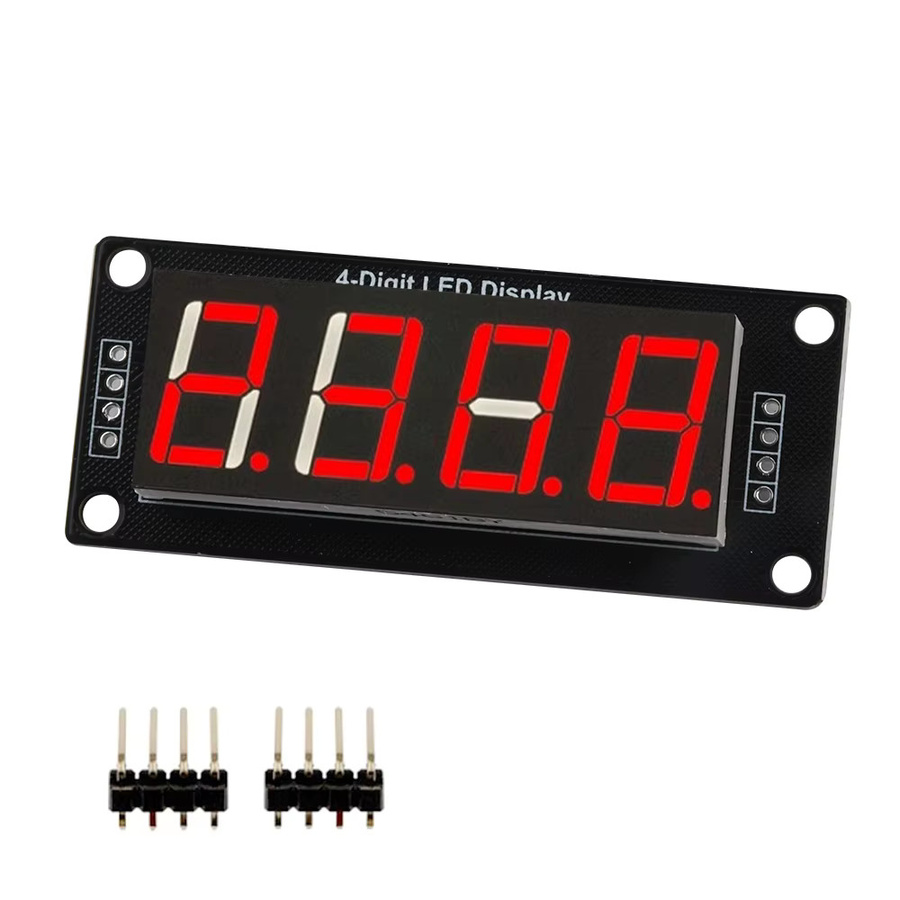 diymore TM1637 Modul 0,56 Zoll 7-Segment Digitalanzeige LED-Modulplatine für Arduino in Rot, Grün, Blau oder Weiß - Bild 2